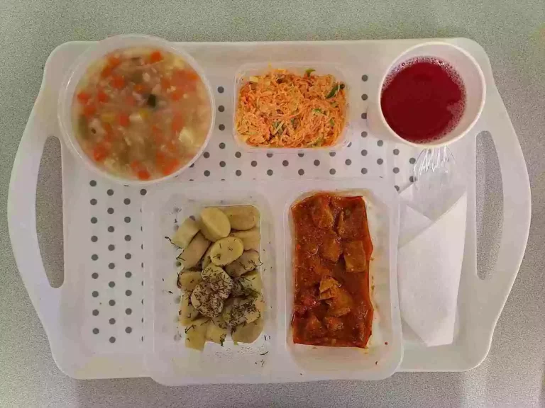 Obiad: dieta podstawowa

kompot owocowy b/c 250ml, zupa jarzynowa z kaszą orkiszową 400 ml (seler, gluten), gulasz wieprzowy z szynki wieprzowej 200 g, kopytka ziemniaczane 200 g (jaja, gluten), surówka z pora, marchwi i jabłka 150 g (mleko)