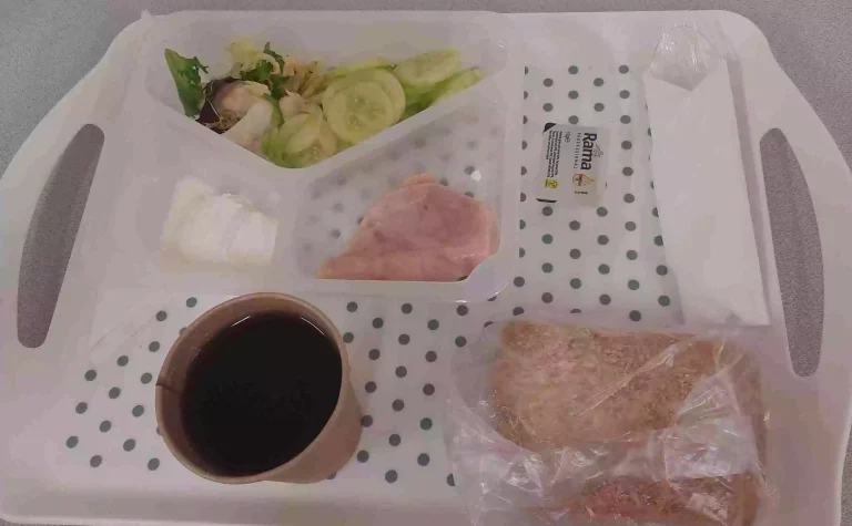 Śniadanie: dieta podstawowa

herbata czarna b/c 250ml, bułka graham100 g (gluten), margaryna 60% tł. 10 g, serek bieluch 50 g (mleko), wędlina z kurczaka 40 g (soja), mix sałat 20 g, ogórek świeży 80 g
