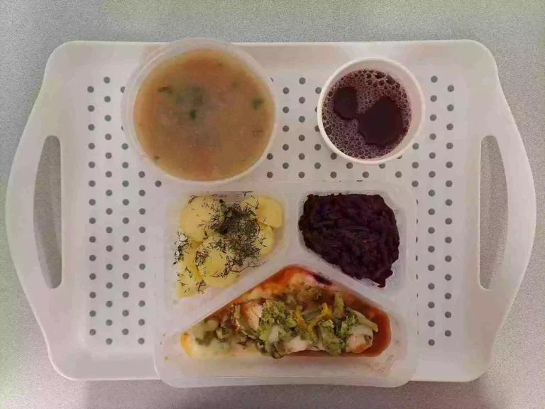 Obiad: dieta podstawowa

kompot owocowy b/c 250 ml, pieczarkowa z makaronem 400 ml (seler, gluten, jaja, mleko), filet z kurczaka zapiekany z brokułem, papryką i mozzarellą 120 g (gluten, mleko), sos pomidorowy 50 ml (gluten, mleko), ziemniaki gotowane z koperkiem 200 g, buraczki oprószane 150 g (gluten)